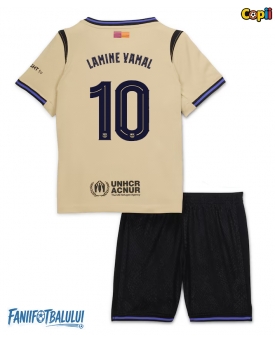 Barcelona Lamine Yamal #10 Echipament de Fotbal Replică 2025-26 Copii Deplasare (+ Șorturi)
